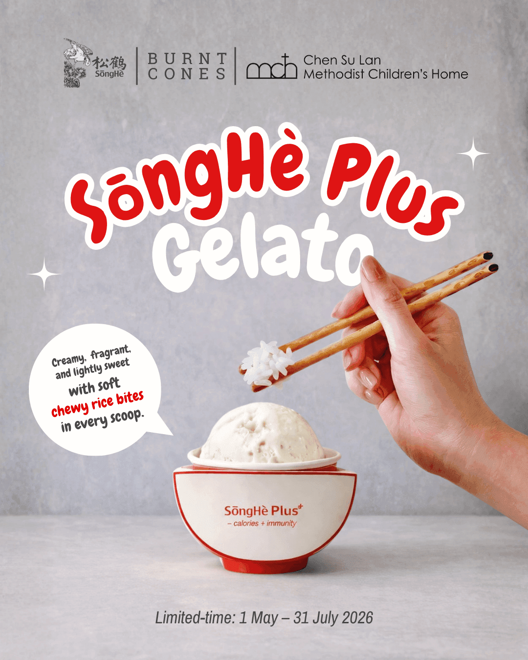 SōngHè x Burnt Cones: Scooping for Good