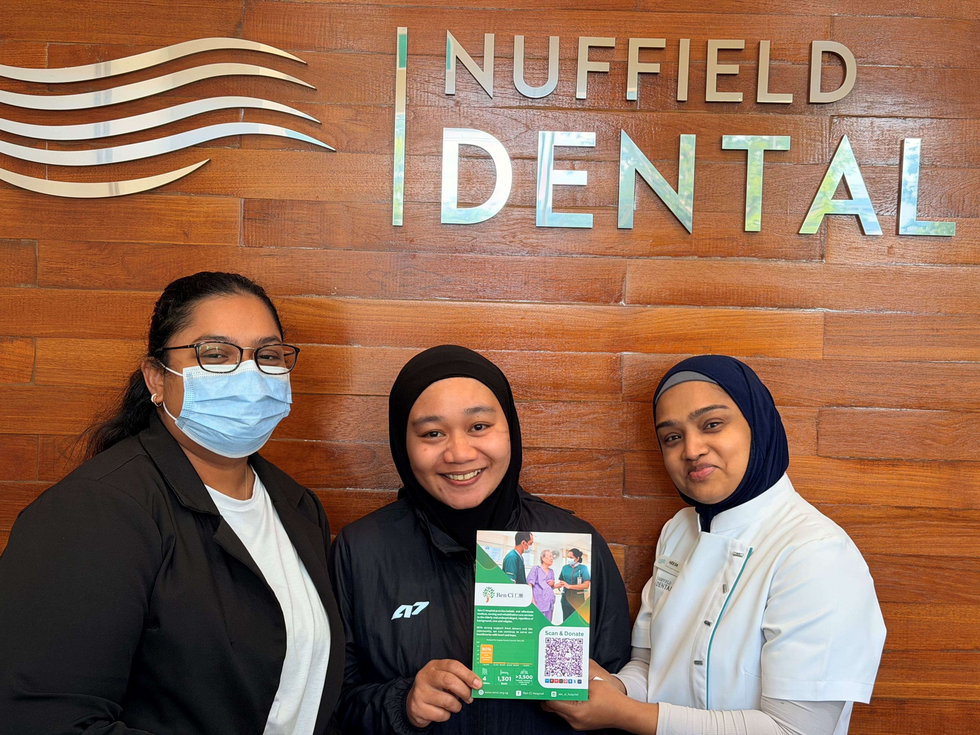 Support Community Care with Nuffield Dental and Ren Ci Hospital